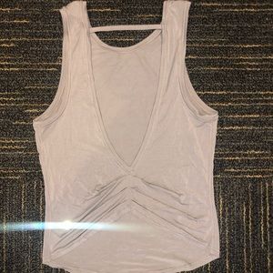 Lululemon athletic top, open back